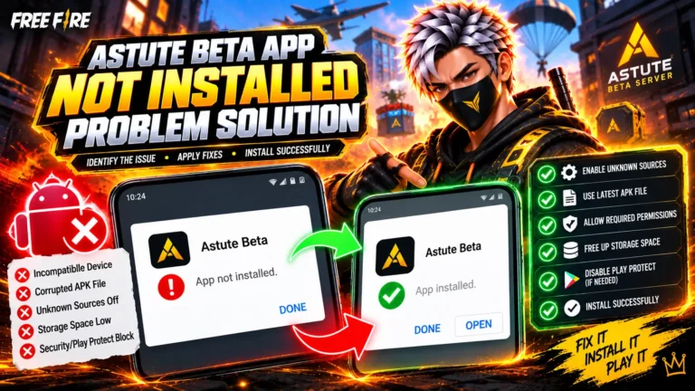 Astute Beta App Not Installed Problem Solution