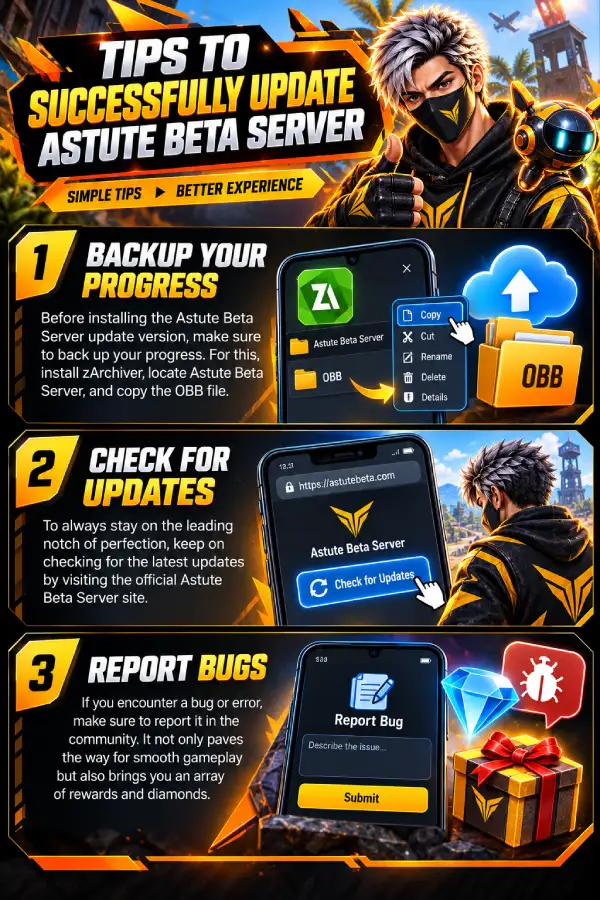 Tips to Successfully Update Astute Beta Server